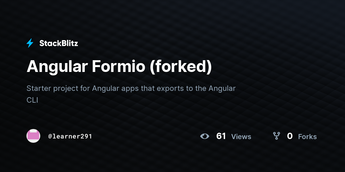 angular-formio-forked-stackblitz