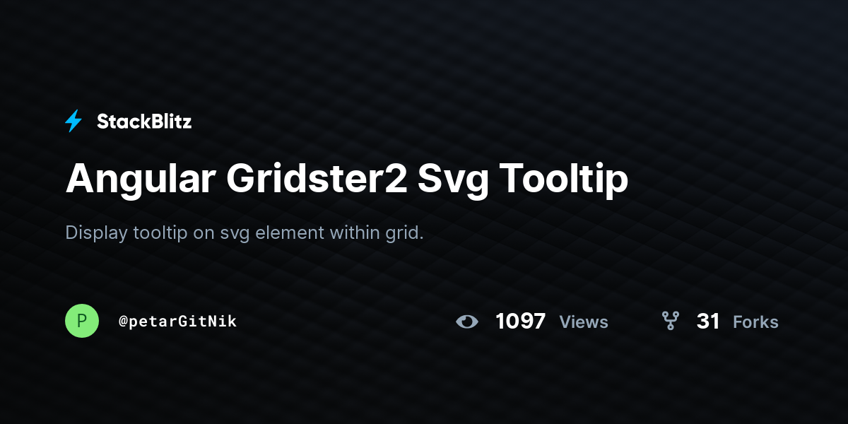 Angular Gridster2 Svg Tooltip - StackBlitz