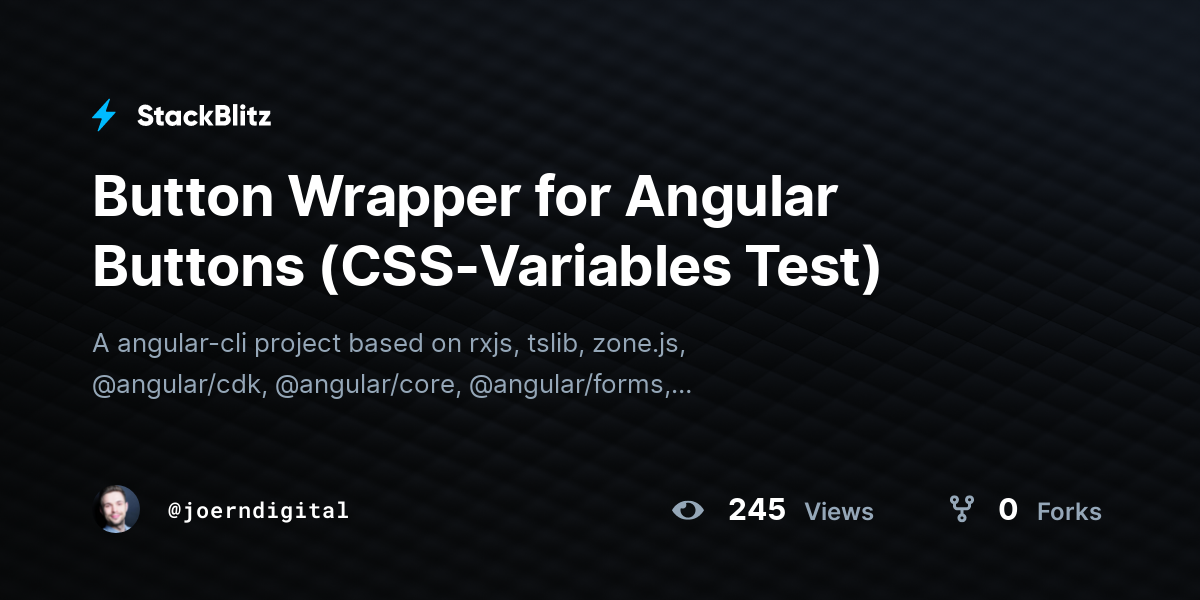Button Wrapper for Angular Buttons (CSS-Variables Test) - StackBlitz