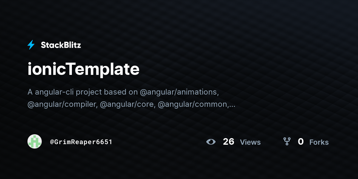 ionicTemplate - StackBlitz