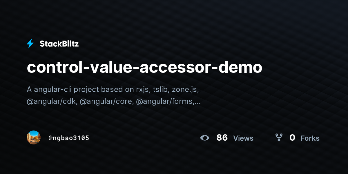 control-value-accessor-demo - StackBlitz