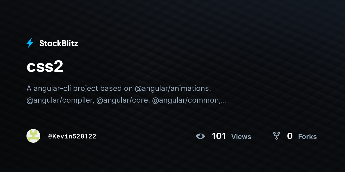 css2 - StackBlitz