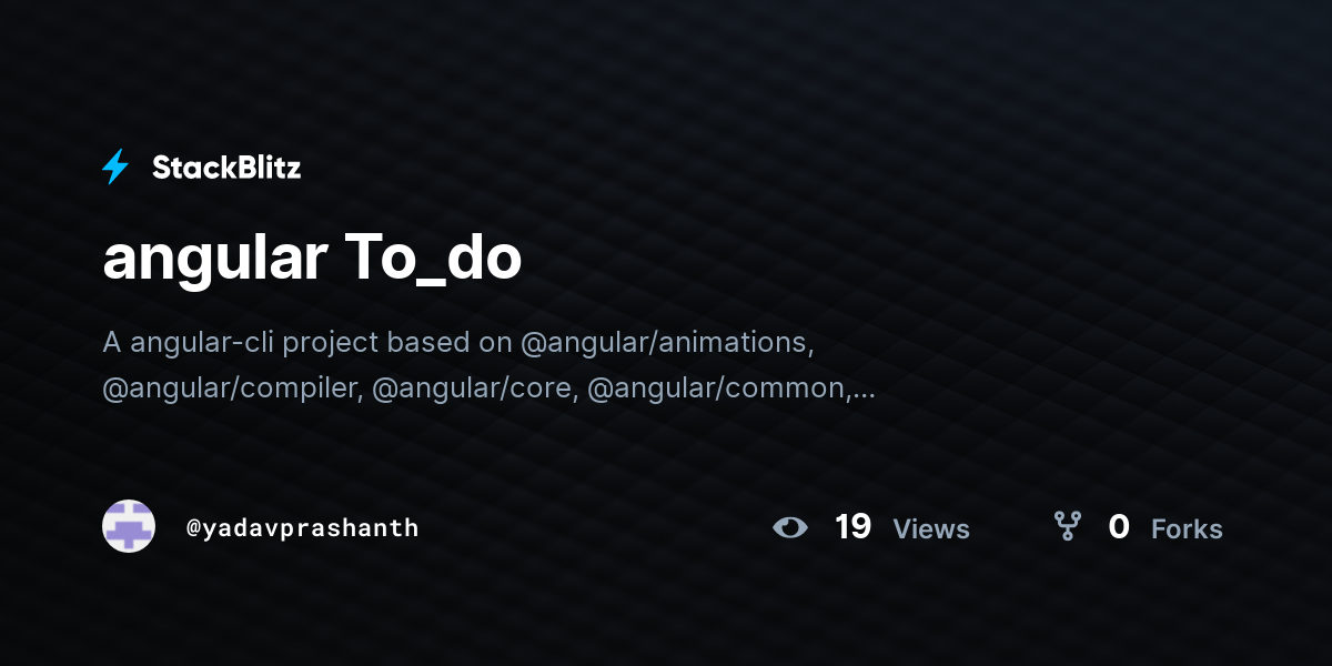 angular To_do - StackBlitz