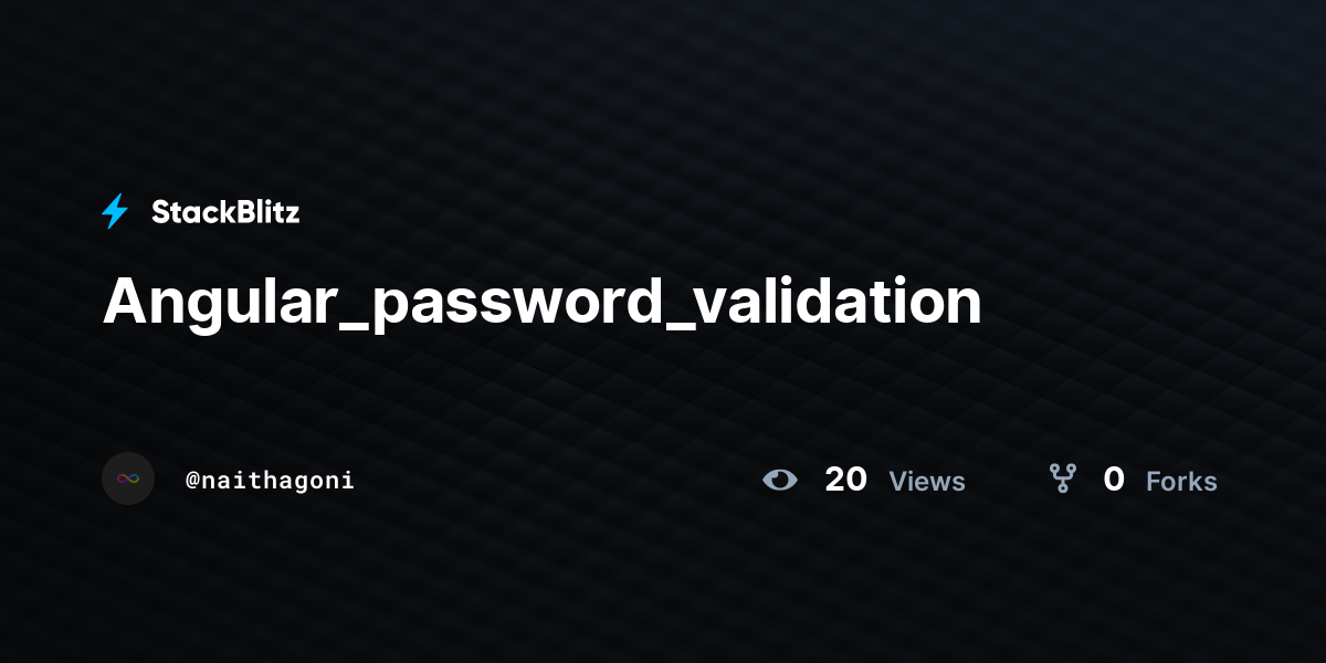 angular-password-validation-stackblitz
