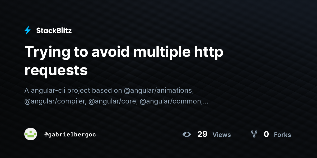 how to handle multiple http requests in angular