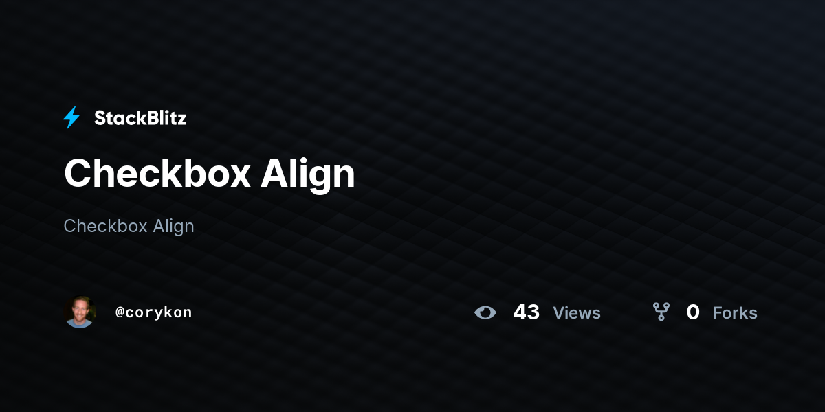checkbox-align-stackblitz