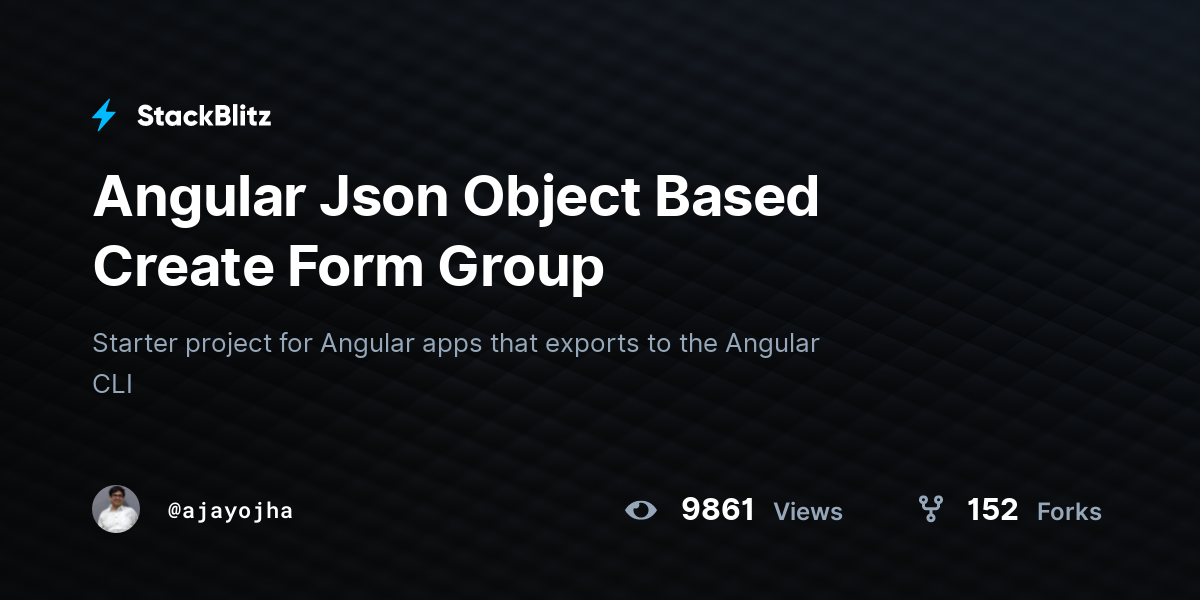 angular-json-object-based-create-form-group-stackblitz