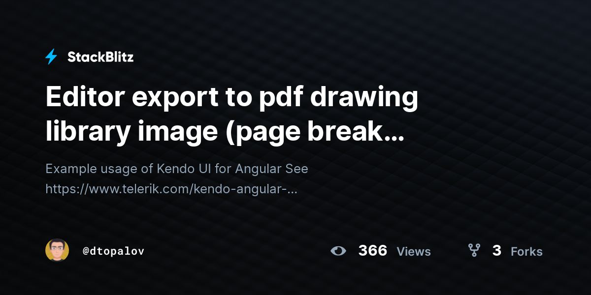 Editor export to pdf drawing library image (page break options) (forked ...