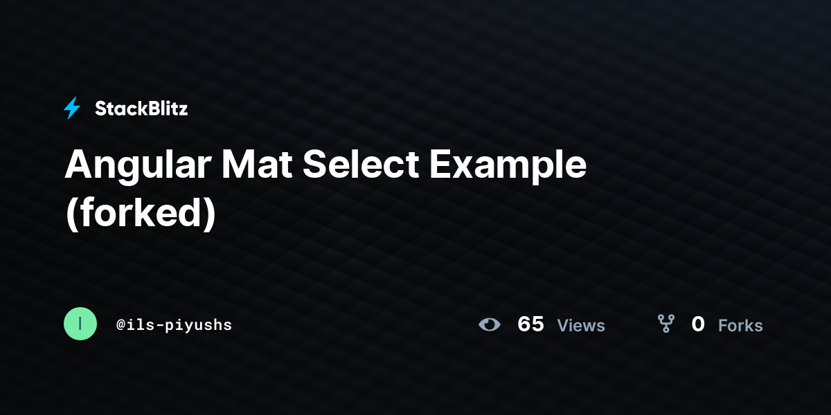 angular-mat-select-example-forked-stackblitz