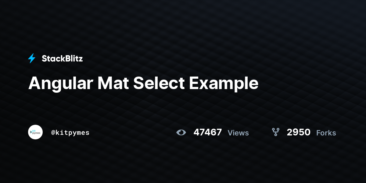 angular-mat-select-example-stackblitz
