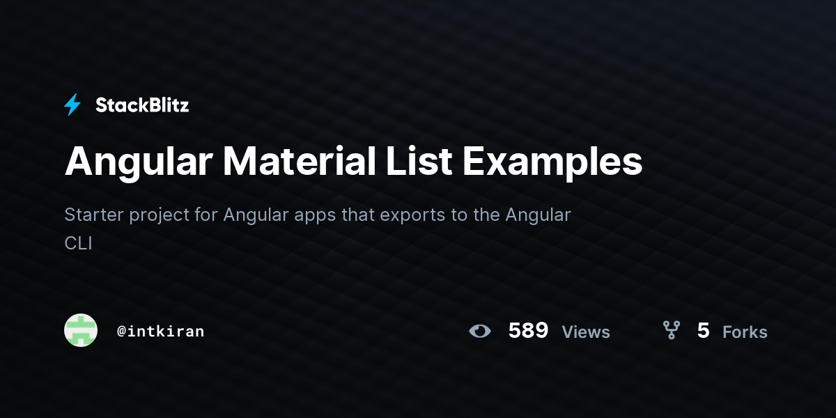 angular-material-list-examples-stackblitz