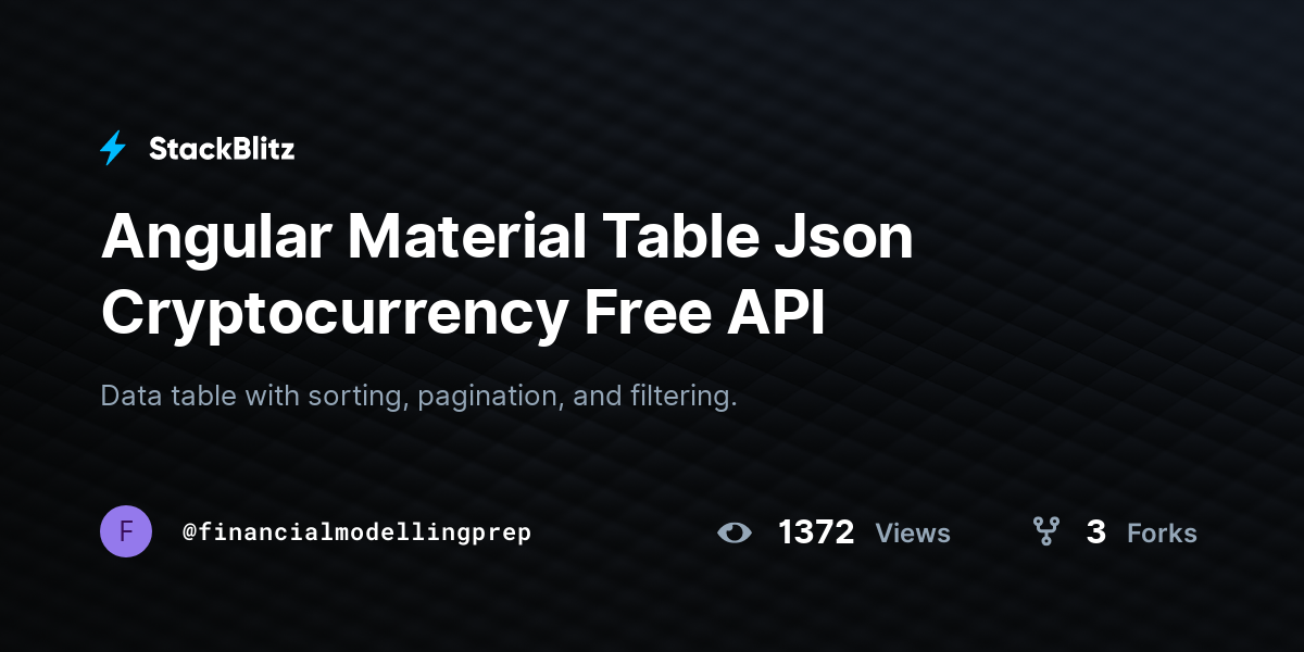 cryptocurrency json