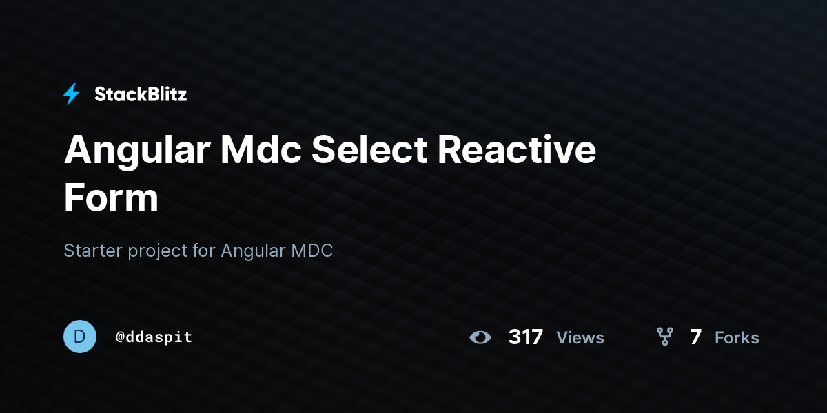angular-mdc-select-reactive-form-stackblitz