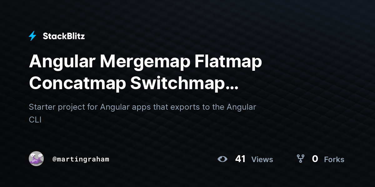 Angular Mergemap Flatmap Concatmap Switchmap Exhaustmap Rxjs (forked ...