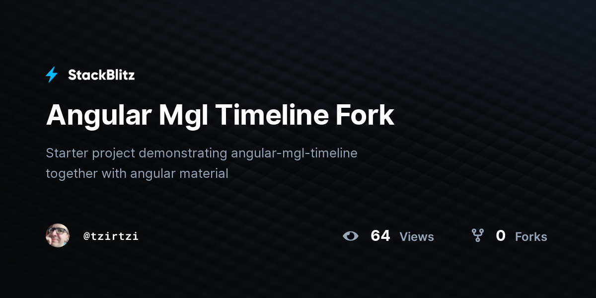 Angular Mgl Timeline Fork - StackBlitz