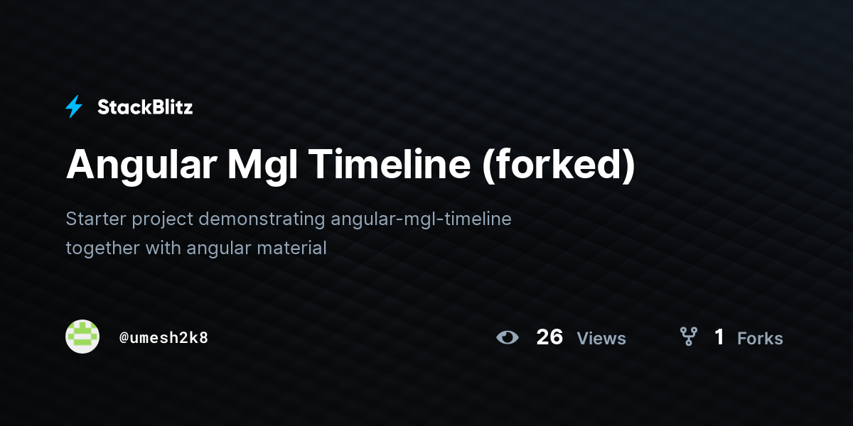 Angular Mgl Timeline (forked) - StackBlitz
