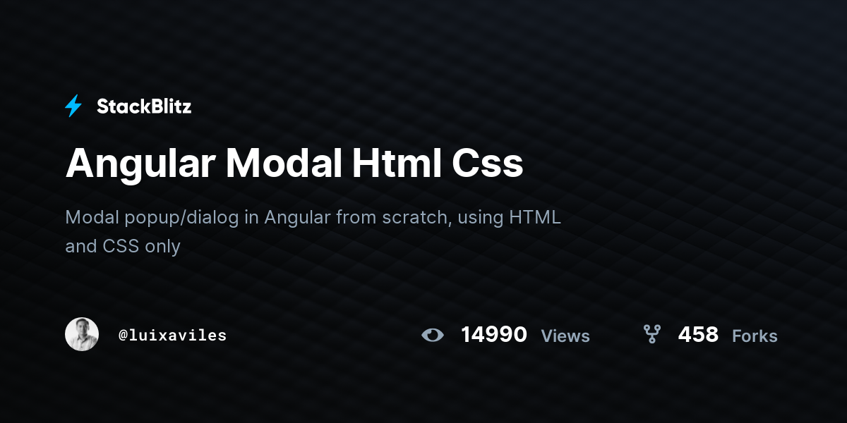 modal html css angular