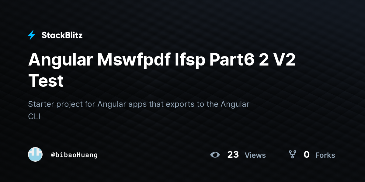 Angular Mswfpdf Ifsp Part6 2 V2 Test - StackBlitz