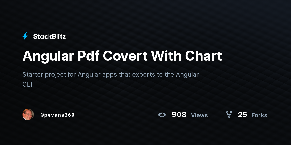 Angular Pdf Covert With Chart - StackBlitz
