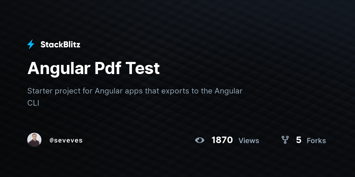 Angular Pdf Test - StackBlitz