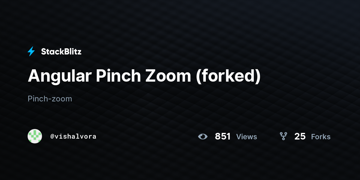 Angular Pinch Zoom (forked) - StackBlitz