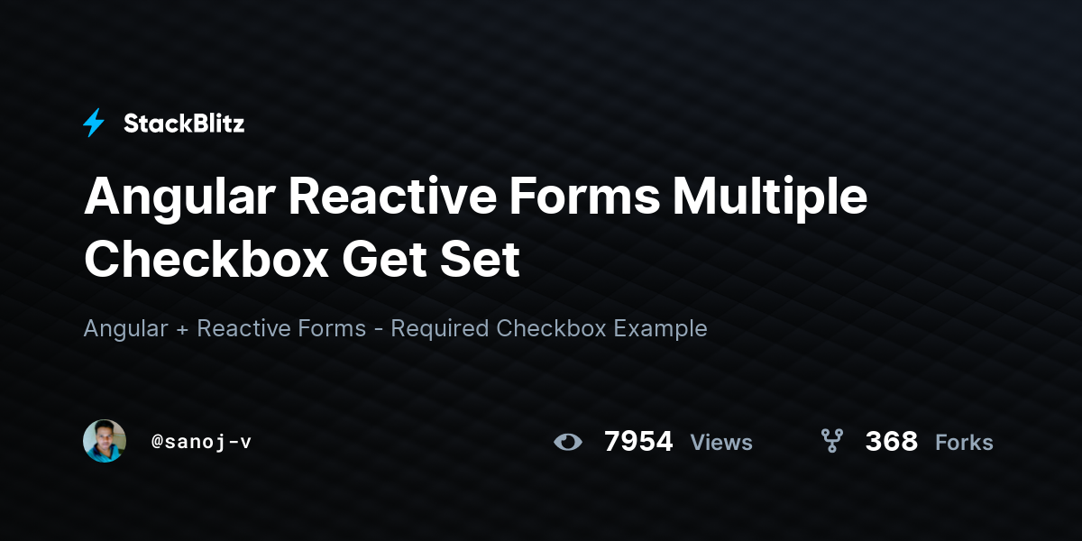 angular-reactive-form-checkbox-radio-forked-stackblitz