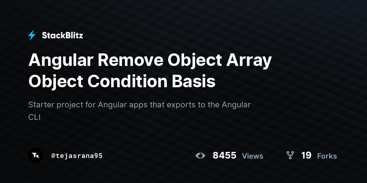 angular-remove-object-array-object-condition-basis-stackblitz