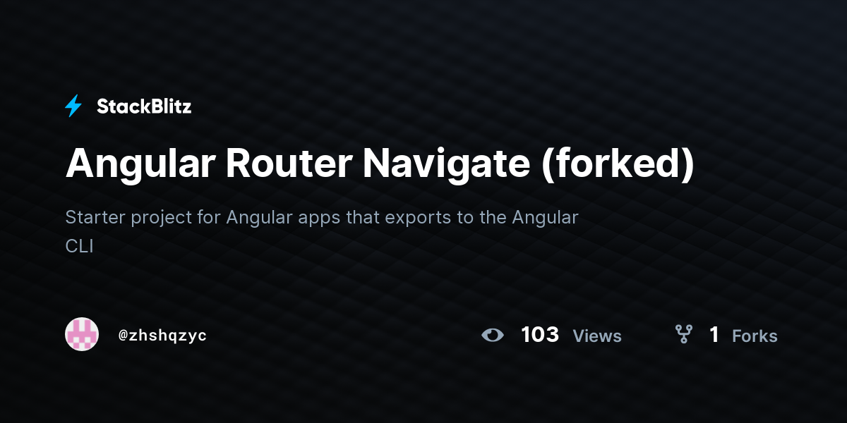 angular-router-navigate-forked-stackblitz