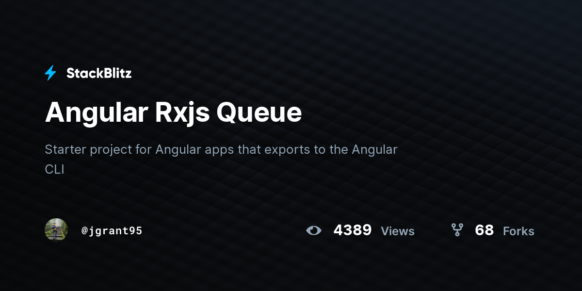 Angular Rxjs Queue - StackBlitz