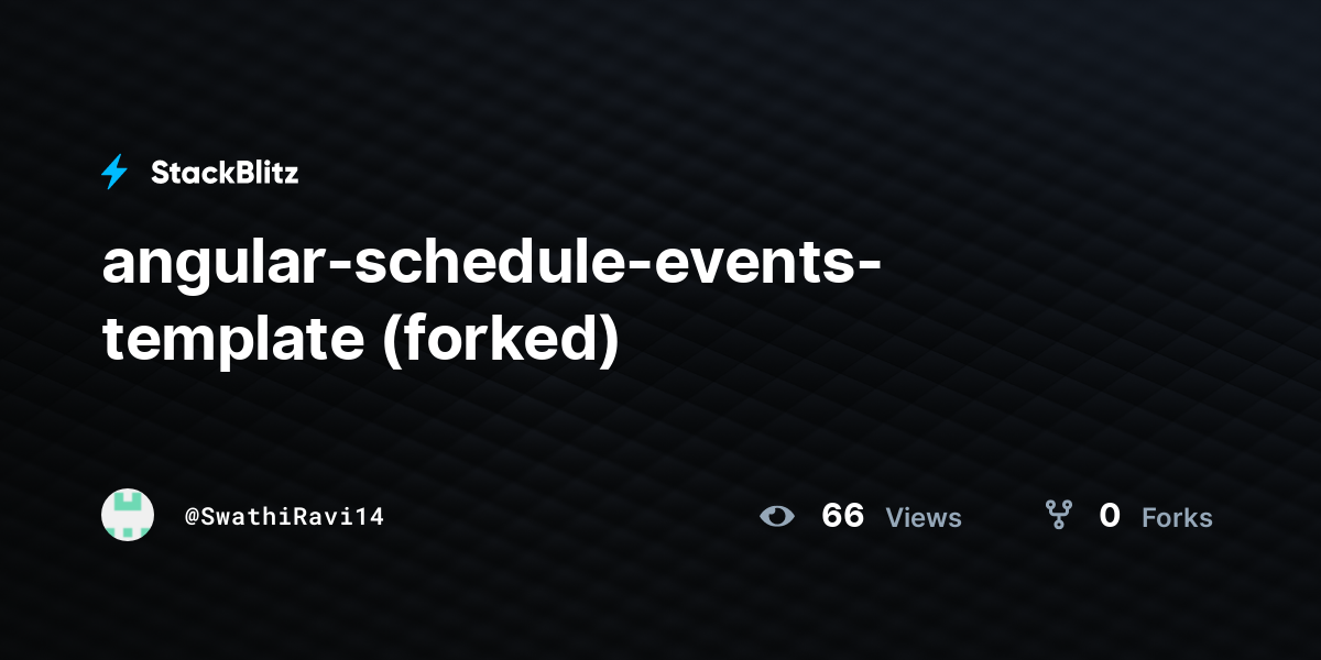 angular-schedule-events-template (forked) - StackBlitz
