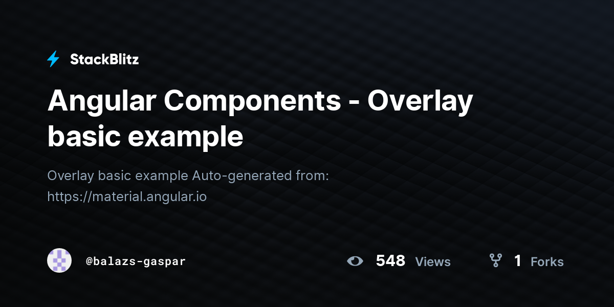 Angular Cdk Overlay Tutorial: Learn The Basics – WGTW