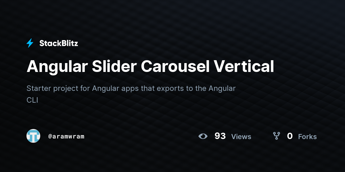 Angular Slider Carousel Vertical - StackBlitz