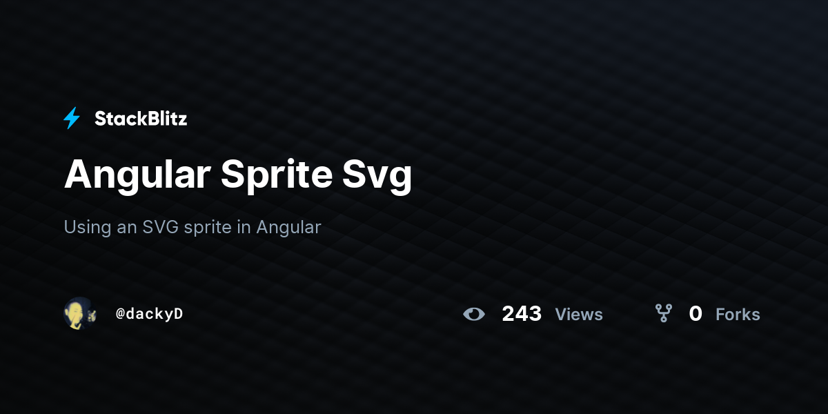 Angular Sprite Svg - StackBlitz