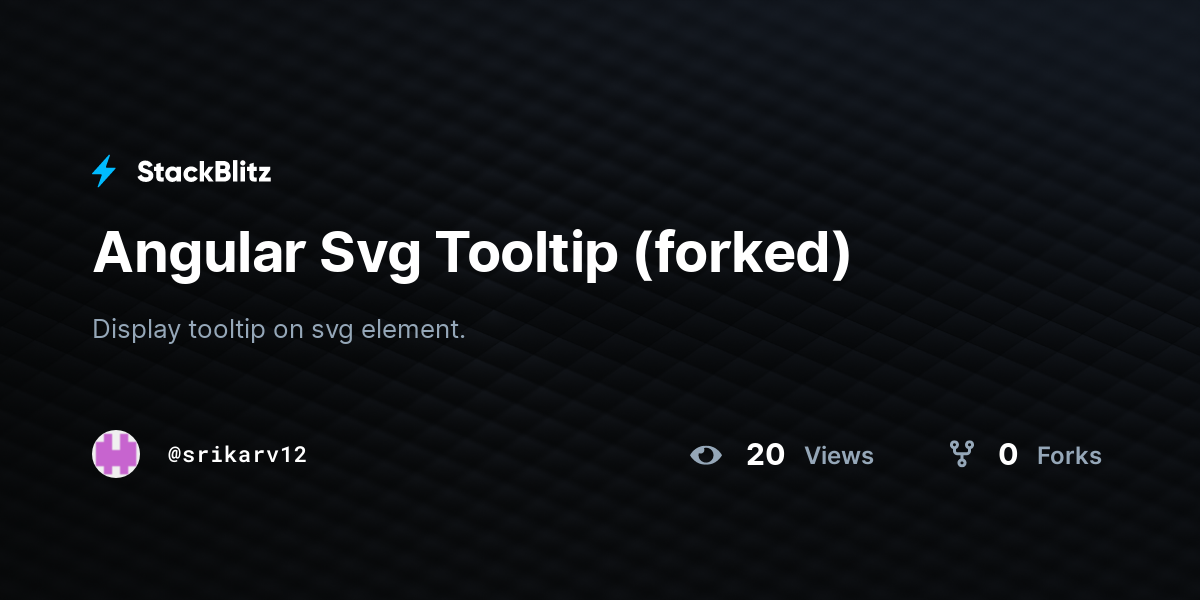 Angular Svg Tooltip (forked) - StackBlitz