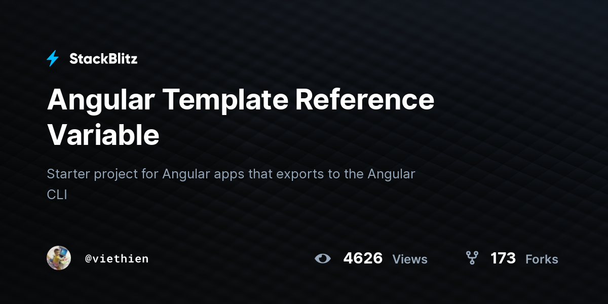 angular-template-reference-variable-stackblitz