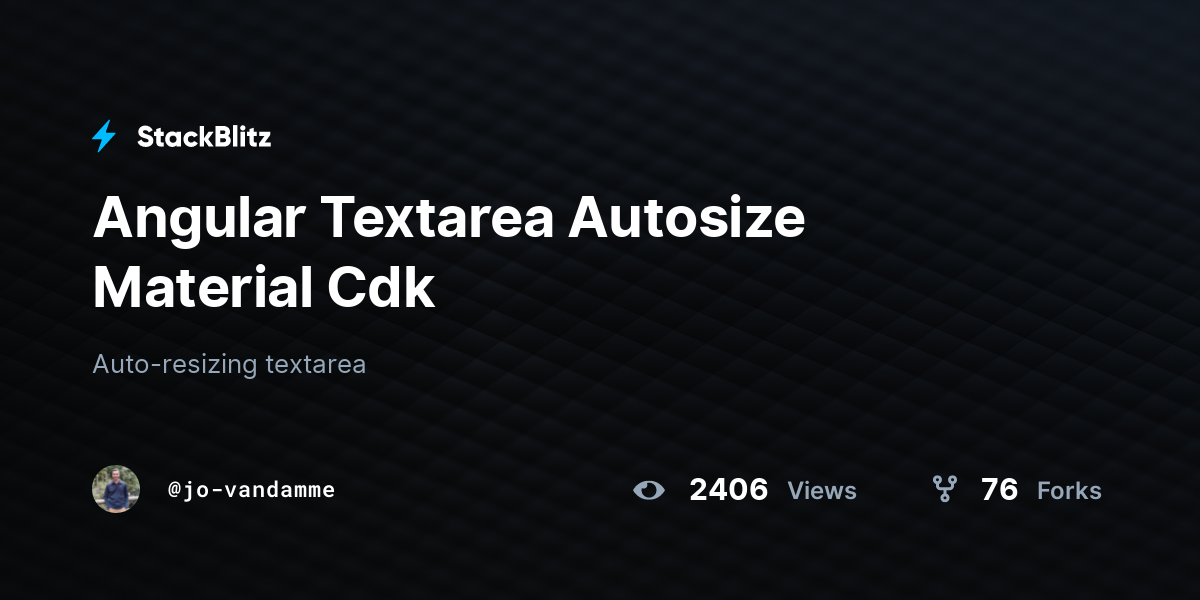 angular-textarea-autosize-material-cdk-stackblitz