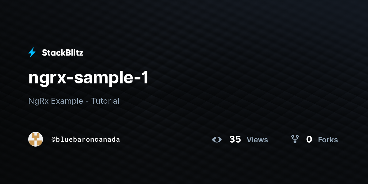 ngrx-sample-1 - StackBlitz