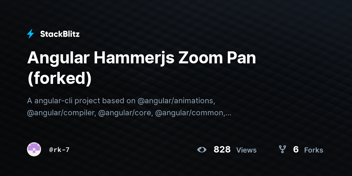 Angular Hammerjs Zoom Pan (forked) - StackBlitz