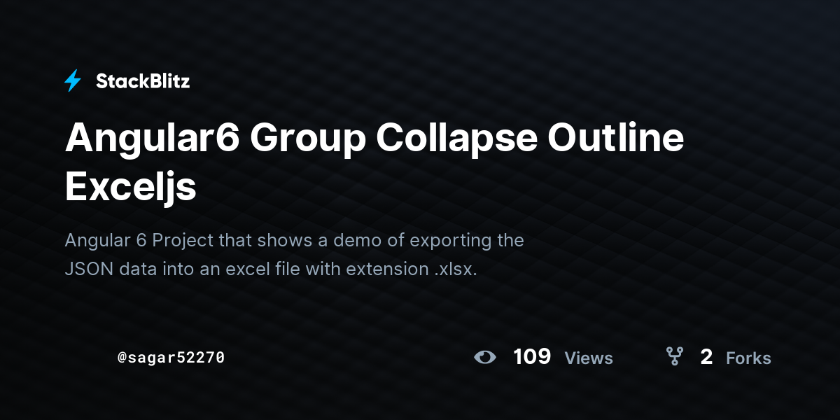 angular6-group-collapse-outline-exceljs-stackblitz