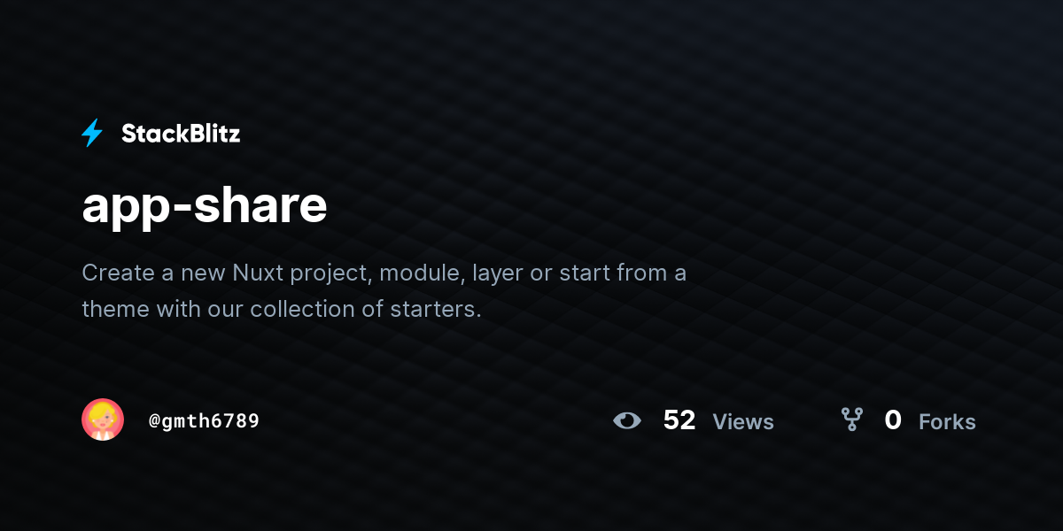 app-share - StackBlitz