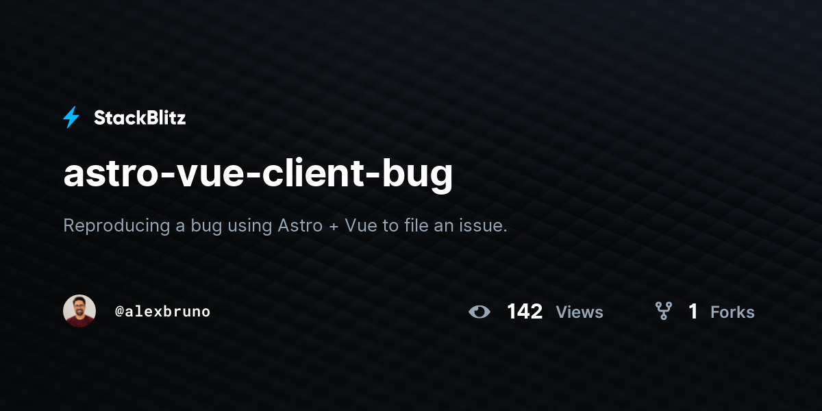 astro-vue-client-bug - StackBlitz