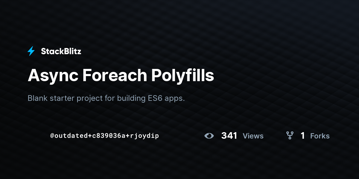 Polyfills for forEach(). What is Polyfill?