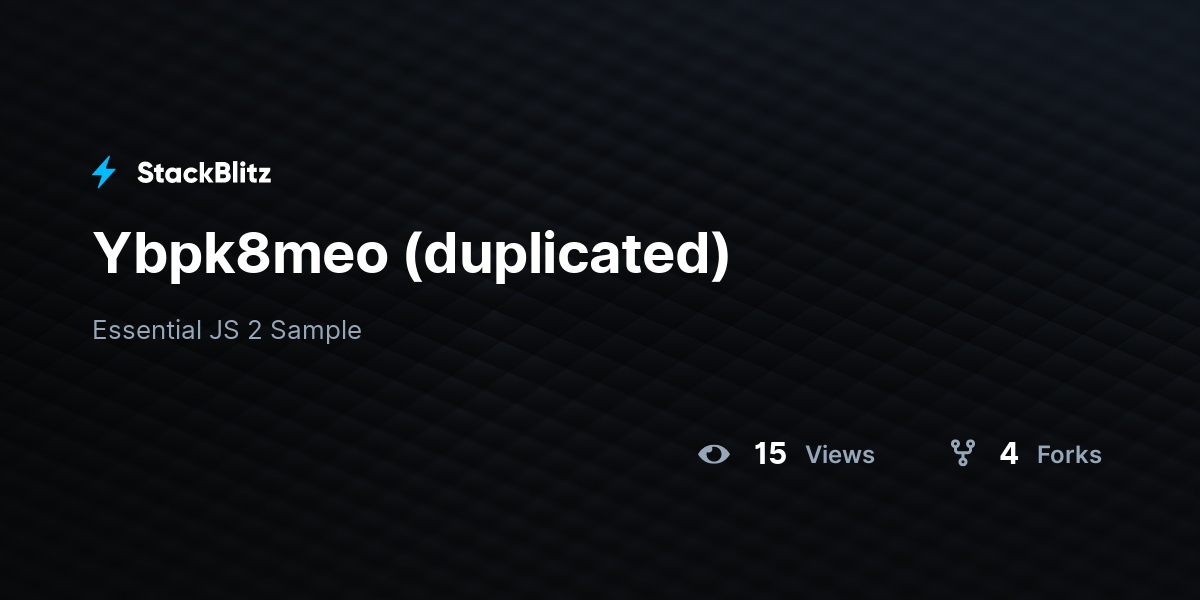 Ybpk8meo (duplicated) - StackBlitz