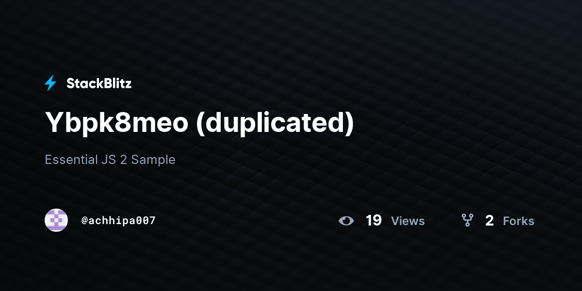 Ybpk8meo (duplicated) - StackBlitz