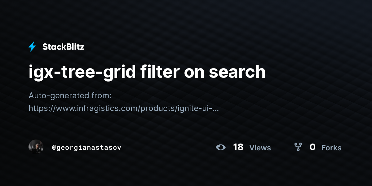 igx-tree-grid filter on search - StackBlitz