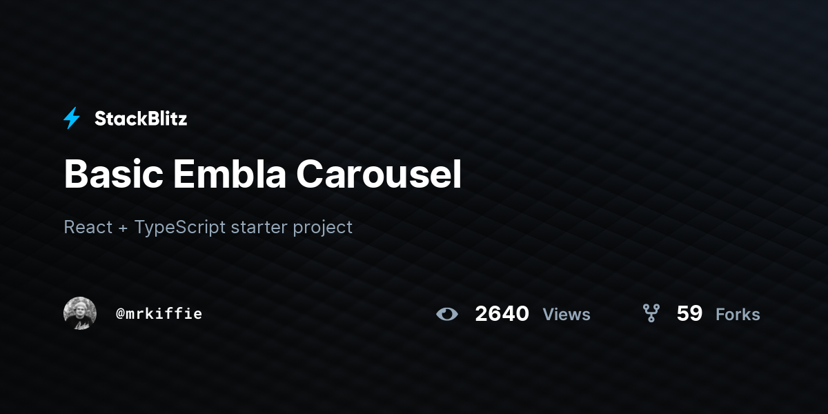 Mastering Embla Carousels Vue 3 scrollNext Event A Deep Dive - Basic Embla Carousel - StackBlitz