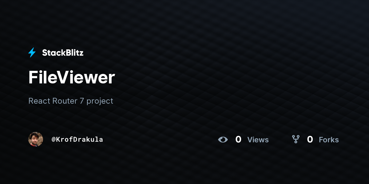 FileViewer - StackBlitz