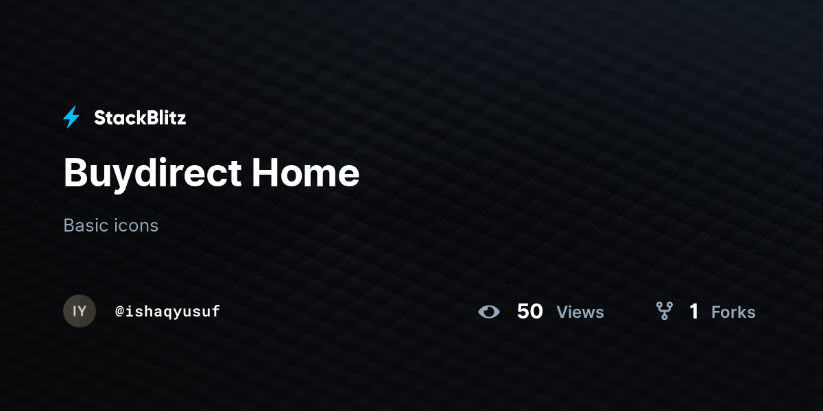 Buydirect Home - StackBlitz
