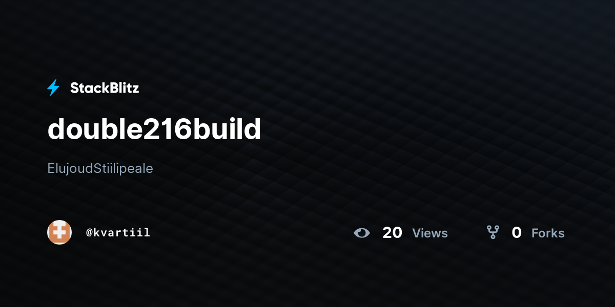 double216build - StackBlitz