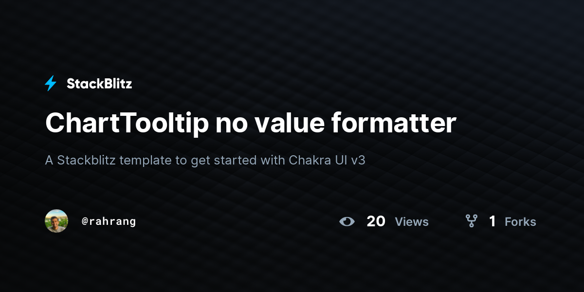 ChartTooltip no value formatter - StackBlitz